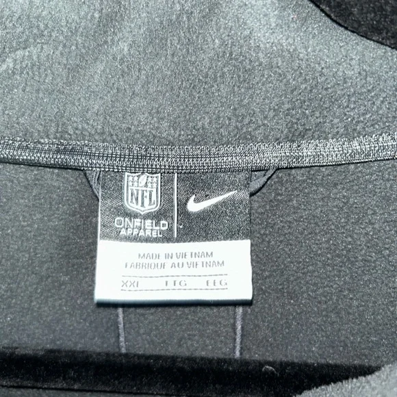 Nike San Francisco 49ers NFL On Field Apparel Men’s XXL Gray/Red Full Zip Fleece - Picture 6 of 10